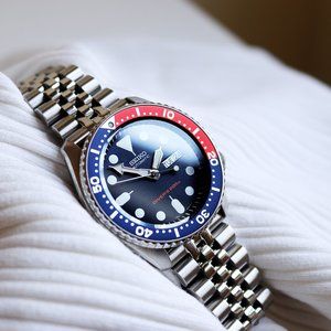 316L Solid Stainless Steel Jubilee Bracelet Made for SEIKO SKX007/009/011